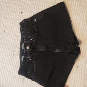 Black denim shorts got from Target but only worn them once.